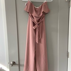 Aritzia Strapless Cropped Jumpsuit